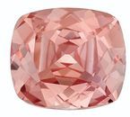 Impressive Padparadscha Sapphire Gemstone 0.67 carats, Cushion Cut, 5.2 x 4.6 mm, with AfricaGems Certificate