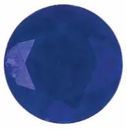 Faceted Lapis Round Cut in Grade AAA