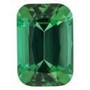 Loose Green Tourmaline Gemstone in Antique Cushion Cut, 1.64 carats, 8.22 x 5.63 mm Displays Rich Green Color