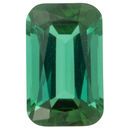 Loose Green Tourmaline Gemstone in Antique Cushion Cut, 2.76 carats, 11.11 x 6.94 mm Displays Vivid Green Color