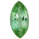 Loose Green Blue Tourmaline Gemstone in Marquise Cut, 7.5 carats, 18.72 x 9.84 mm Displays Pure Green-Blue Color