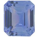 Baby Blue Sapphire Gemstone in Octagon Cut, 4.02 carats, 9.40 x 8.29 mm Displays Rich Pastel Blue Color