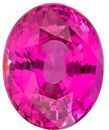Very Fine Hot Pink Sapphire Gemstone, Oval Cut, 3.48 carats, 9.65 x 7.78 x 5.54 mm , GIA Certified - A Magnificent Gem