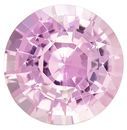 Loose Pink Sapphire Round Shaped Gem, No Heat with GIA Cert, 2.49 carats, 8.31 x 8.25 x 5.15 mm - Super Great Buy