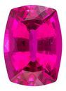 Loose Red Tourmaline Gemstone, Cushion Cut, 1.44 carats, 8 x 5.8 mm , AfricaGems Certified - A Great Colored Gem
