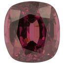 Loose Rhodolite Garnet Gemstone in Antique Cushion Cut, 10.06 carats, 12.18 x 11.14 mm Displays Pure Red Color