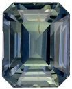 Low Price Blue Green Sapphire Loose Gemstone, 1.7 carats in Emerald Cut, 7.19 x 5.68 x 4.14 mm With a GIA Certificate