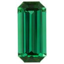 Low Price Green Tourmaline Gemstone in Octagon Cut, 4.39 carats, 14.83 x 6.84 mm Displays Vivid Green Color