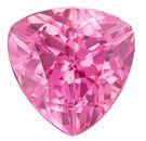 Low Price on Pink Tourmaline Trillion Shaped Gemstone, 1.23 carats, 6.9mm - Super Great Buy