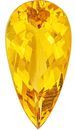 Low Price on Yellow Beryl Gem, 5.81 carats Pear Cut in 19 x 9.8 mm size in Stunning Yellow Color With AfricaGems Certificate