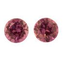 Low Price Pink Sapphire Well Matched Gem Pair in Round Cut, 1.58 carats, 5.60 mm Displays Pure Pink Color