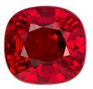 Low Price Ruby Gemstone 2.02 carats, Cushion Cut, 6.7 x 6.4 mm, with AfricaGems Certificate