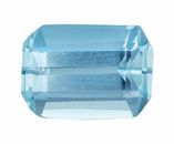Must See Aquamarine Gemstone 0.77 carats, Emerald Cut, 6.7 x 4.9 mm, with AfricaGems Certificate