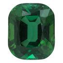 Natural Green Tourmaline Gemstone in Antique Cushion Cut, 2.05 carats, 7.90 x 6.50 mm Displays Vivid Green Color