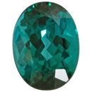 Natural Blue Green Tourmaline Gemstone in Oval Cut, 3.05 carats, 10.15 x 7.62 mm Displays Pure Blue-Green Color