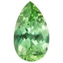 Natural Green Tourmaline Gemstone in Pear Cut, 5.02 carats, 14.90 x 9.01 mm Displays Pure Green Color