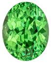Vivid Mint Green Garnet Gemstone, Oval Cut, 2.21 carats, 8.3 x 6.6 mm , AfricaGems Certified - A Low Price