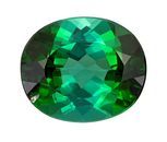 Natural Green Tourmaline Gemstone, Oval Cut, 3.08 carats, 10.3 x 8.6 x 5.2 mm , AfricaGems Certified - A Great Deal
