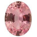 Natural Pink Sapphire Gemstone in Oval Cut, 0.96 carats, 7.23 x 5.43 x 3.13 mm Displays Vivid Pink Color - AGL Cert