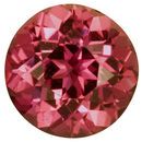 Natural Unheated Pink Sapphire Gemstone in Round Cut, 0.73 carats, 5.59 x 5.58 x 3.36 mm Displays Vivid Pink Color