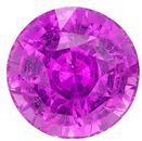 Natural Purple Sapphire Unheated Gem, 1.45 carats Round Cut in 6.27 x 6.3 x 4.69 mm size in Very Fine Purple Color With GIA Certificate