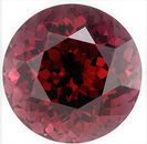Natural Rich Rhodolite Gemstone, Round Cut, 6.41 carats, 10.6 mm , AfricaGems Certified - A Deal