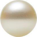 Natural White Akoya Pearls in Half Drilled AA Grade