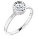 Real Diamond Ring in Platinum 5/8 Carat Diamond Ring
