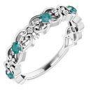 Chatham Created Alexandrite Ring in Platinum Chatham Created Alexandrite & .02 Carat Diamond Vintage-Inspired Scroll Ring