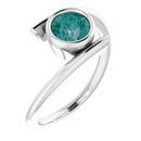 Chatham Created Alexandrite Ring in Platinum Chatham® Created Alexandrite Ring