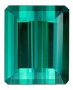 Popular Blue Green Tourmaline Gemstone, 5.24 carats, Emerald Cut, 10.5 x 8.6 mm Size, AfricaGems Certified