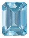 Pretty Aquamarine Gemstone 0.97 carats, Emerald Cut, 7 x 5.1 mm, with AfricaGems Certificate