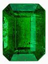 Pretty Emerald Gemstone 1.52 carats, Emerald Cut, 7.9 x 5.9 mm, with AfricaGems Certificate