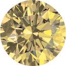 Round Cut Yellow Diamonds - Enhanced