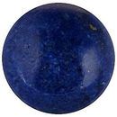 Lapis Round Cut Cabochon in Grade AAA