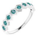 Chatham Created Alexandrite Ring in Sterling Silver Chatham Created Alexandrite Stackable Ring