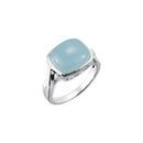 Buy Sterling Silver Milky Aquamarine Ring