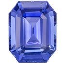 Stunning Blue Sapphire Emerald Shaped Gem with GIA Cert, 5.43 carats, 11.2 x 8.73 x 5.72 mm - Super Great Buy