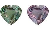 Stunning Color Change Alexandrite Gem, 1.52 carats Heart Cut in 6.71 x 7.18 x 4.03 mm size in Stunning Color Change Color With GIA Certificate