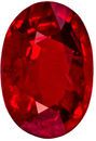 Fine Quality AAA+ Stunning Natural 0.67 carat Ruby Gemstone in Oval Cut, 6.0 x 4.2 mm Calibrated Size