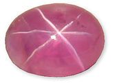 Stunning Oval Cabochon Pink Star Sapphire 3.74 carats