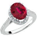 Low Price on RED Genuine 1.25ct Genuine Fiery Ruby of Superb Quality set in Diamond Gold Ring for SALE