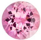 Super Great Buy  Pink Tourmaline Genuine Gemstone, 3.54 carats, Round Shape, 9.9 mm
