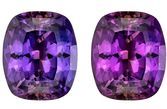 Super Great Buy  Purple Sapphire Genuine Gemstone, 1.25 carats, Cushion Shape, 6.61 x 5.55 x 3.83 mm  with GIA GIA Certificate
