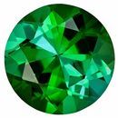 Superb Blue Green Tourmaline Gemstone, 0.79 carats, Round Cut, 6 mm Size, AfricaGems Certified
