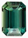 Superb Stone Blue Green Sapphire Gemstone 4.51 carats, Emerald Cut, 10.3 x 7.3 mm, with AfricaGems Certificate