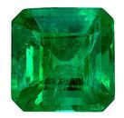 Superb Stone Emerald Gemstone 0.32 carats, Emerald Cut, 4.1 mm, with AfricaGems Certificate