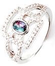 Unique Bezel Set Brazilian .37cts, 5.75 x 4.25 mm Alexandrite Ring With a Diamond Studded Intricate Mounting