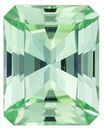 Unique  Blue Green Tourmaline Gemstone, 1.45 carats, Radiant Shape, 7.7 x 6.1 mm, Unique Beauty