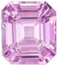 Very Attractive Baby Pink No Heat GIA Certified Pink Sapphire Genuine Gemstone, Emerald Cut, Medium Baby Pink, 7.4 x 6.39 x 4.44 mm, 2.03 carats